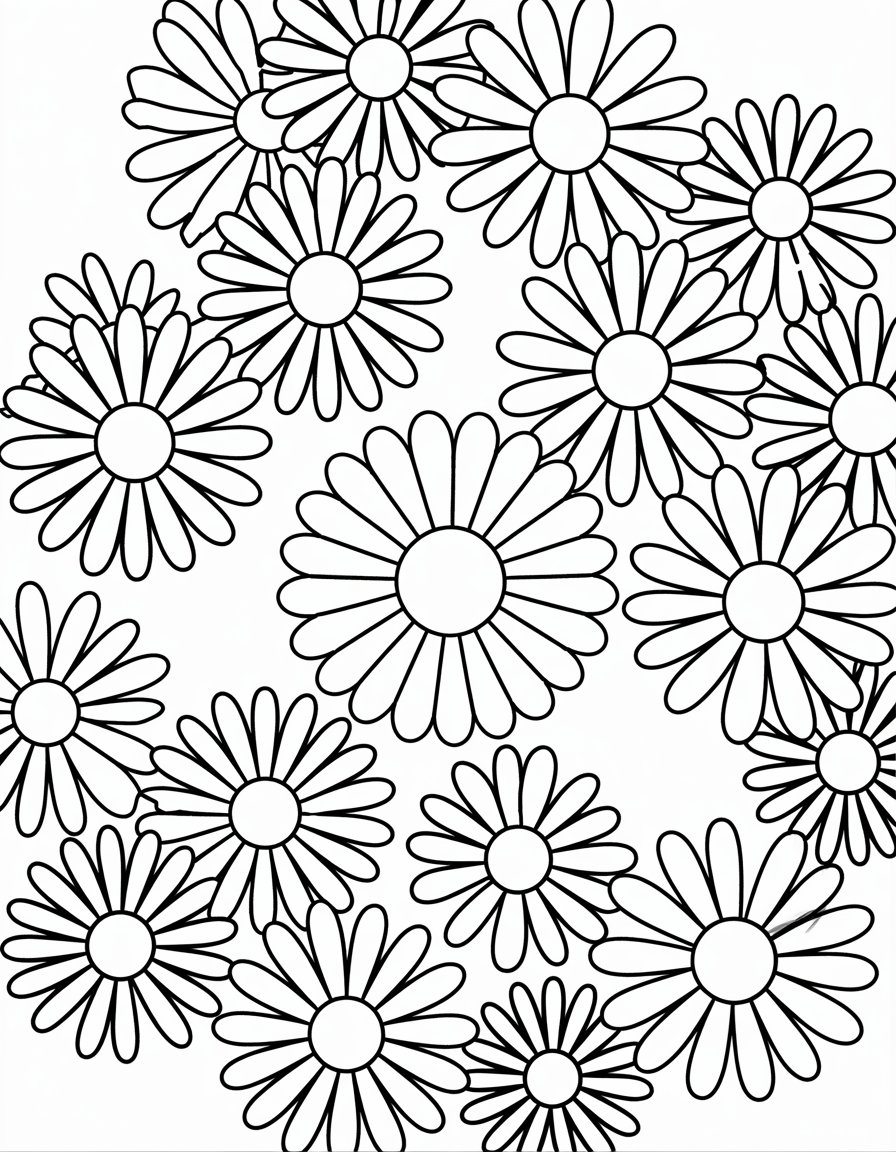 Daisy Mandala Design